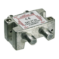 Splitter 3 vie per satellite 100 db, 1750 mhz