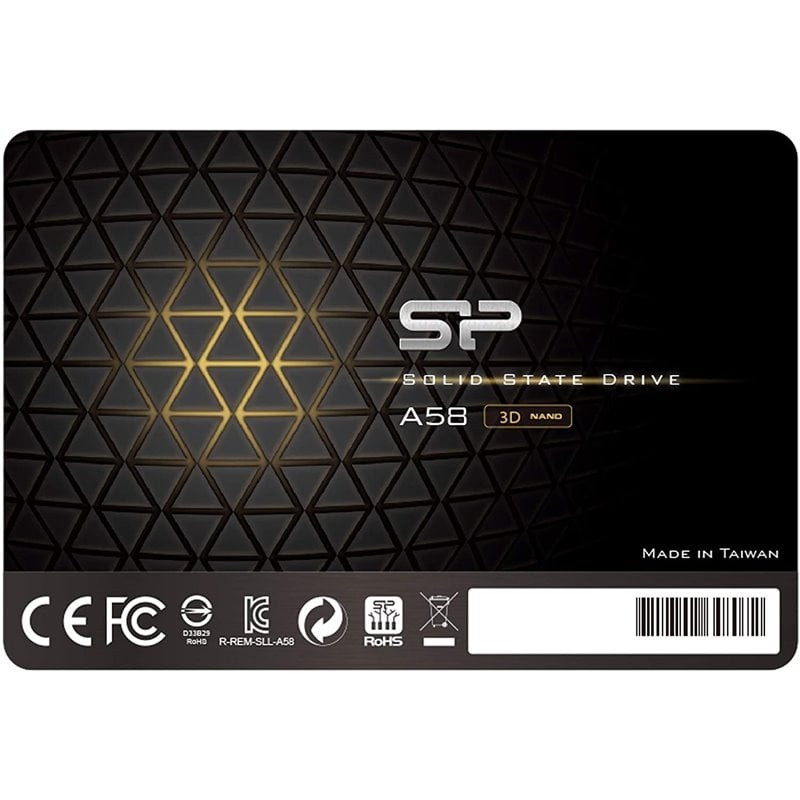 ssd 512gb silicon power ace a58 sata iii 2.5 nero [sp512gbss3a58a25]