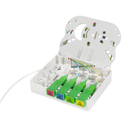 scatola di connessione logilink fb4sc20 ftth 4x sc/apc per montaggio