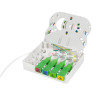 scatola di connessione logilink fb4sc20 ftth 4x sc/apc per montaggio