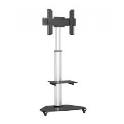 supporto da pavimento techly per tv 37"-70" argento