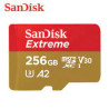 256gb scheda microsdxc sandisk extreme 190/130 mb/s a2 v30 u3 classe