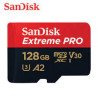128gb scheda microsdxc sandisk extreme pro 200/90 mb/s a2 v3 classe