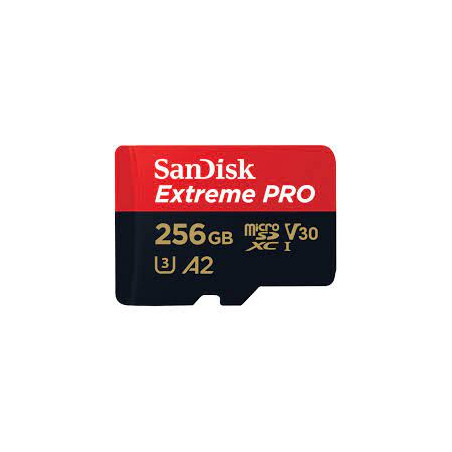 256gb scheda microsdxc sandisk extreme pro 200/140 mb/s a2 classe