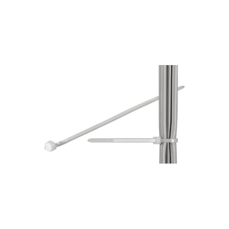 Fascette fermacavi 368x4,8 mm 100 pz beige