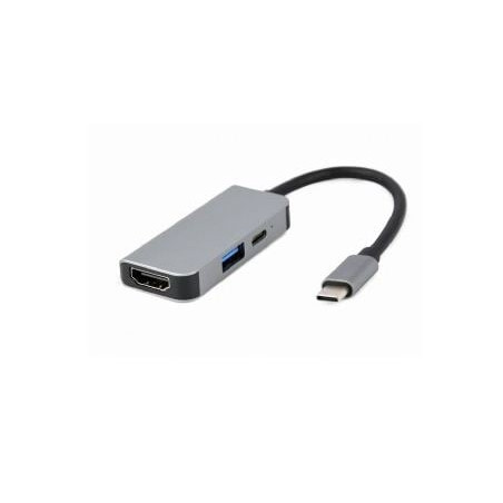 hub usb gembird a-cm-combo3-02 usb di tipo-c 3 in