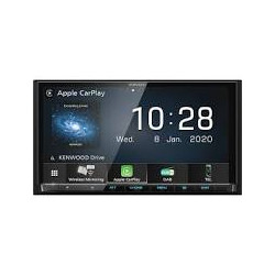 autoradio kenwood dab+ e ricevitore fm/am 7'' bleutooth nero