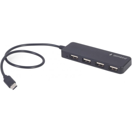 hub usb gembird uhb-cm-u2p4-01 4-porte usb tipo-c