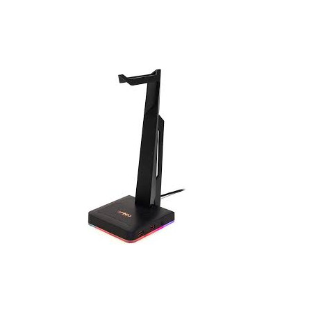 supporto per cuffie spyco keeper hs-131 da gioco rgb nero [fspyhs131]