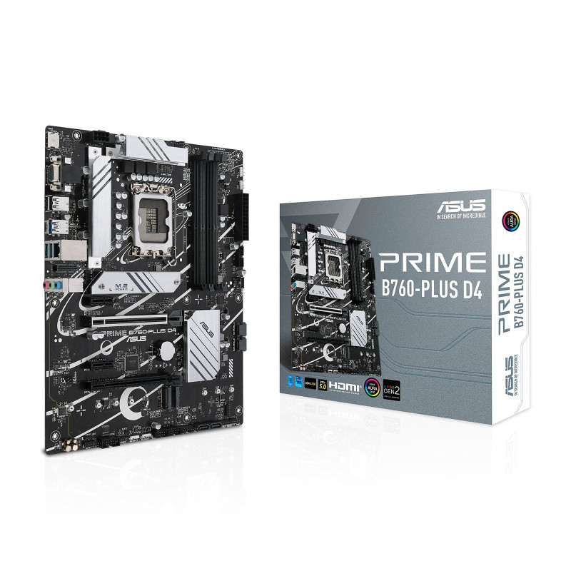 scheda madre asus prime b760-plus d4 atx 4x ddr4 [90mb1cw0-m1eay0]