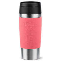 tazza termica emsa travel mug classic 0.36l inox/corallo [n2020900]
