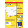 Etichette avery inkjet bianche j8160-25fogli (21 etichette/foglio