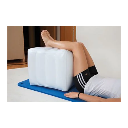 cubo gonfiabile sundo per le gambe 39x42x46cm/porta 30kg pvc/bianco