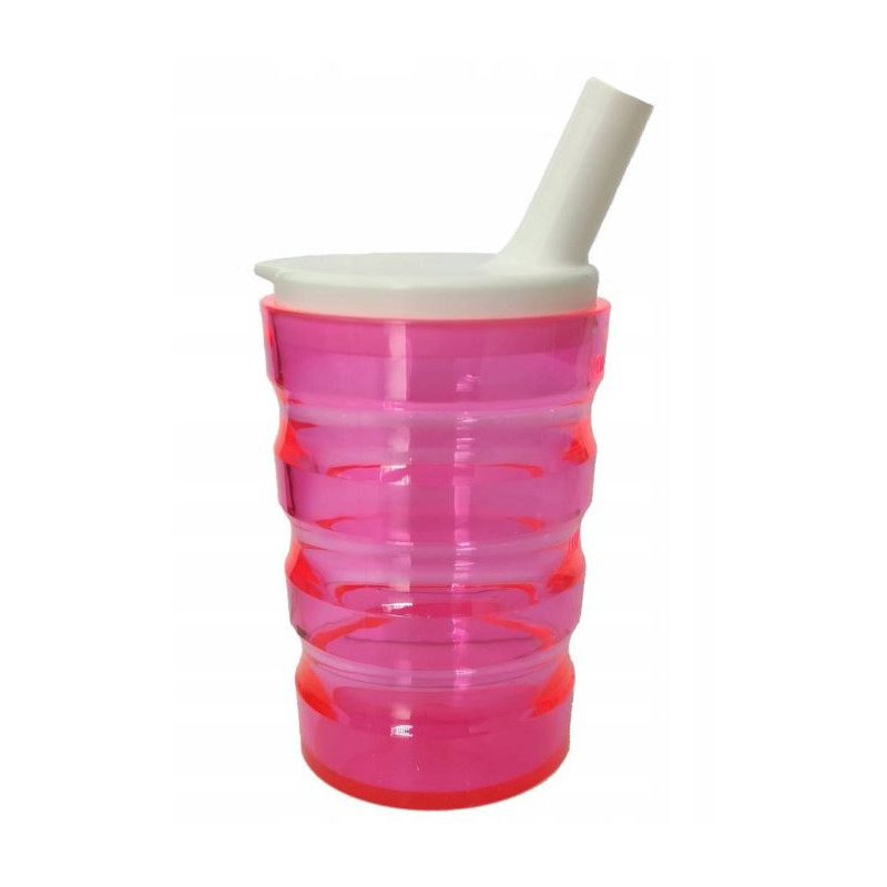 tazza sundo per disabili con boccaglio 200ml 1pz rosa [21014]