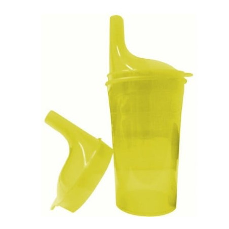 bicchiere sundo safety per alimenti/bevande 250ml giallo [20530]