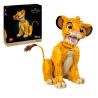 lego 43247 disney simba: il giovane re leone multicolore 1438pz [43247]