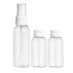 contenitori xtra 11461 bagno viaggio in plastica 40/80ml 3pz [090124]