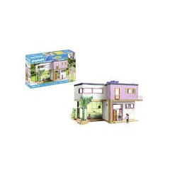 playmobil my life casa con giardino d'inverno multicolore 312pz