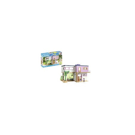 playmobil my life casa con giardino d'inverno multicolore 312pz