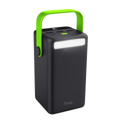 batteria portatile trust redoh xxl powerbank 50000mah nero/verde