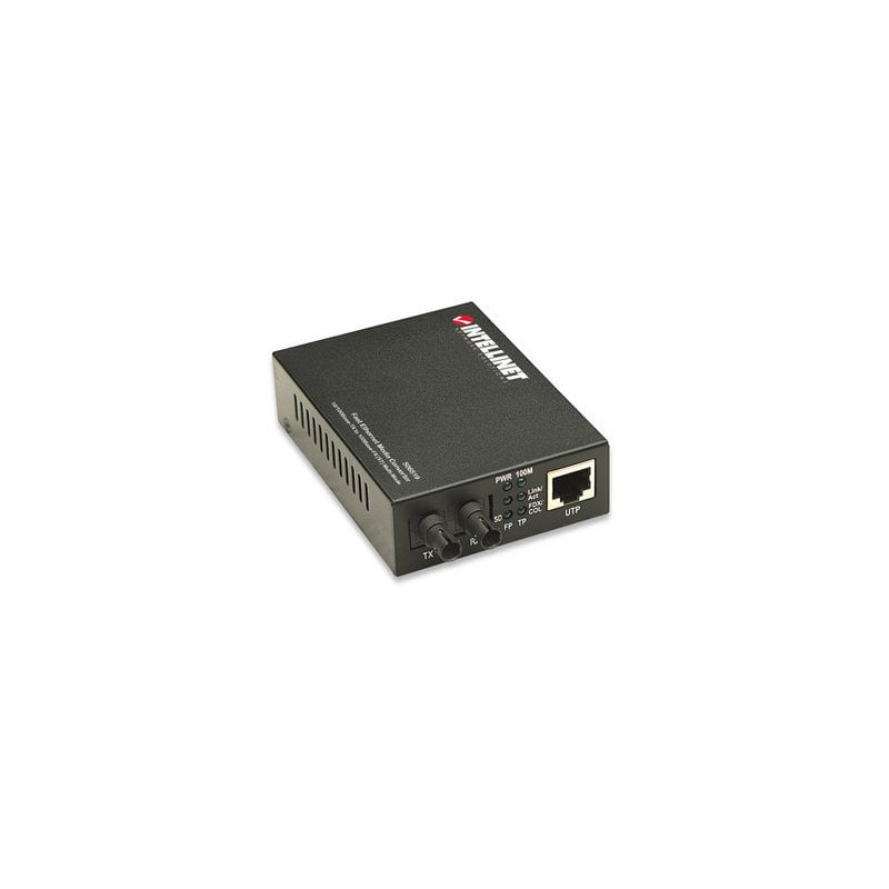 Convertitore rj45 - fibra st 100base-tx