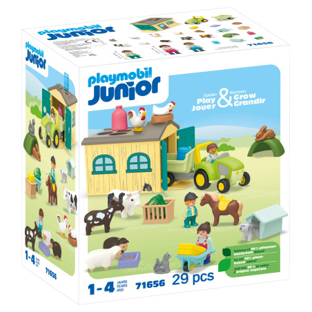 set da gioco playmobil 71656 fattoria junior: allegra fattoria con