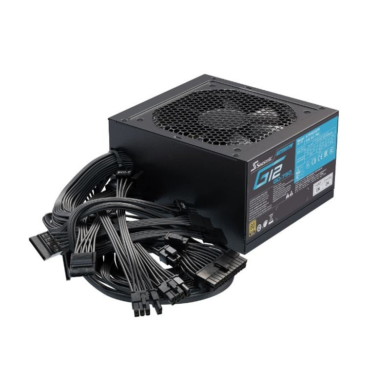 alimentatore 750w seasonic g12 gc-750 80+ gold nero [ssp-750rt2]