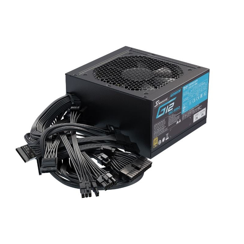 alimentatore 850w seasonic g12 gc-850 80+ gold nero [ssp-850rt2]