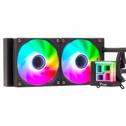 dissipatore cpu a liquido itec hydro cube 240b argb 240mm nero [itlchca240]