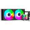 dissipatore cpu a liquido itec hydro cube 240b argb 240mm nero [itlchca240]