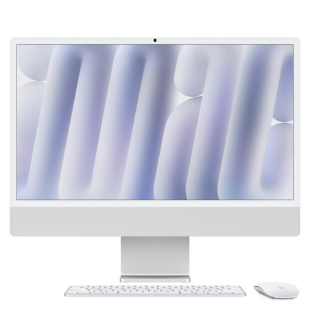 pc all-in-one apple imac m4 16gb/256gb/23.5" macos sequoia/argento