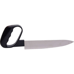 coltello sundo da cucina con manico tondo nero [22531]