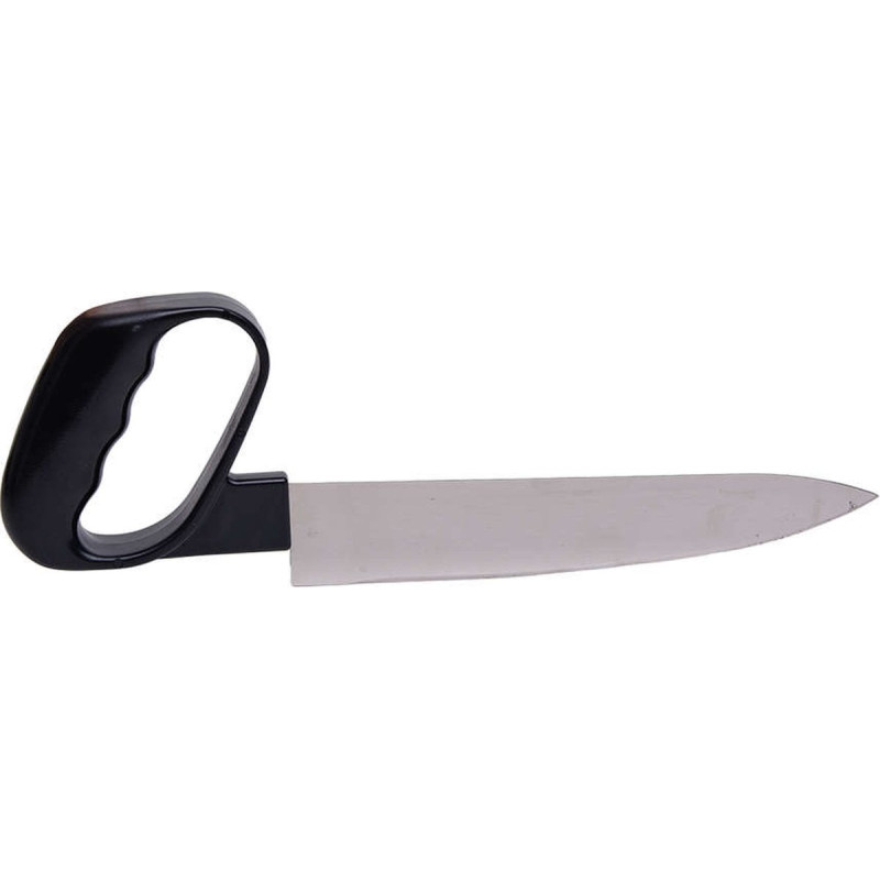 coltello sundo da cucina con manico tondo nero [22531]
