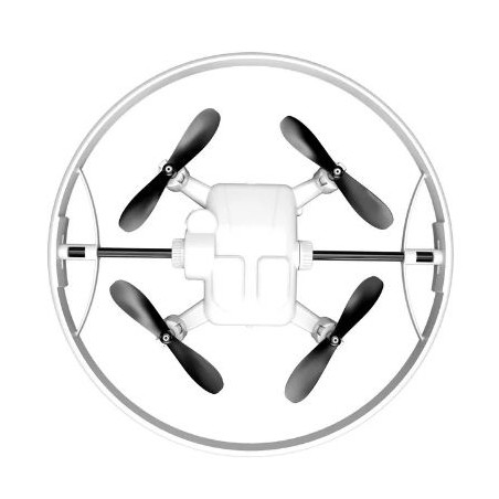 quadricottero revell rc fireball con telecomando nero/bianco [23808]