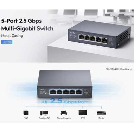 switch 5p cudy hs105 [hs105]