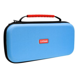 custodia trust rigida per nintendo switch 2 blu [25760]