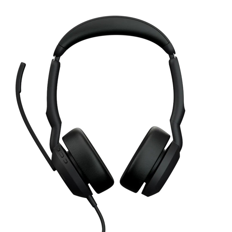cuffie jabra gn evolve2 50 a padiglione per ufficio con microfono