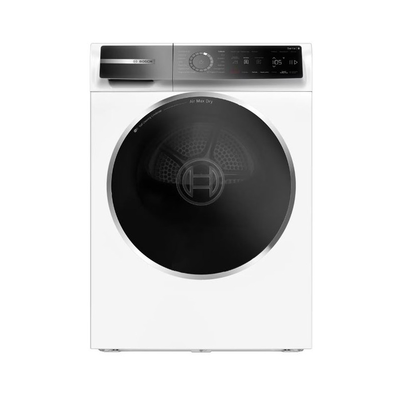 asciugatrice bosch serie 8 wrb247c0it 9kg a bianco [wrb247c0it]