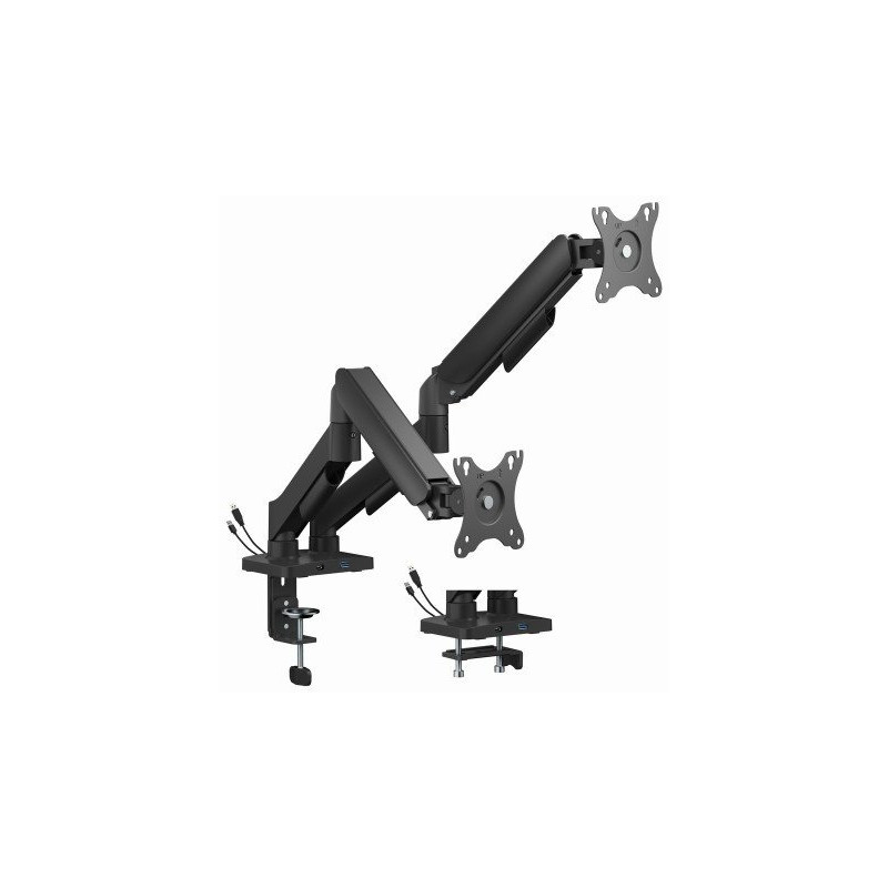 supporto monitor gembird ma-da2u-01 braccio da scrivania