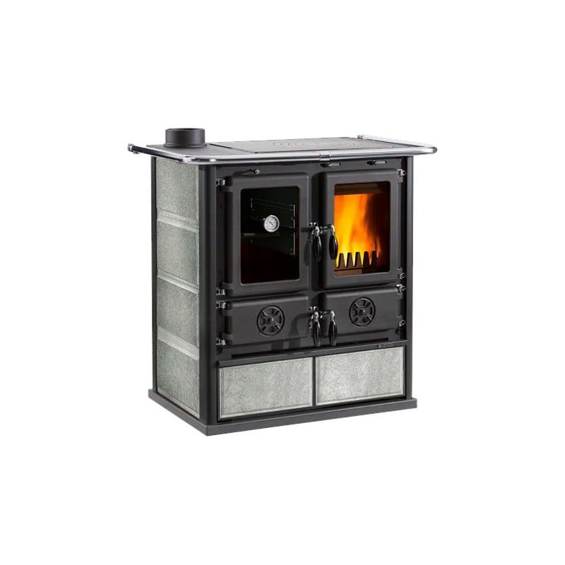 cucina a legna nordica 3003960 rosetta sx vst.16 7.9kw petra naturale