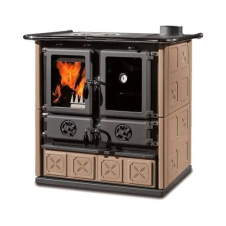 cucina a legna nordica 3003872 rosetta vst.16 7.9kw maiolica tortora