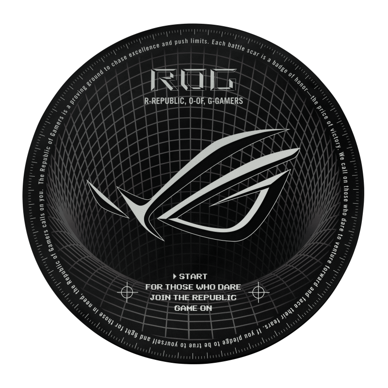 tappetino asus rog cosmic mat ii da pavimento gaming nero [mbasukcosmic000]
