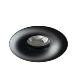 faretto da incasso kanlux droxy 10w ip65 gu10 nero opaco [33126]