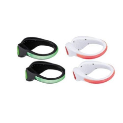 fermascarpe a led paulmann coppia 9cm verde [70972]