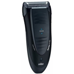 rasoio elettrico braun 170 series 1 da uomo con trimmer nero [185255]