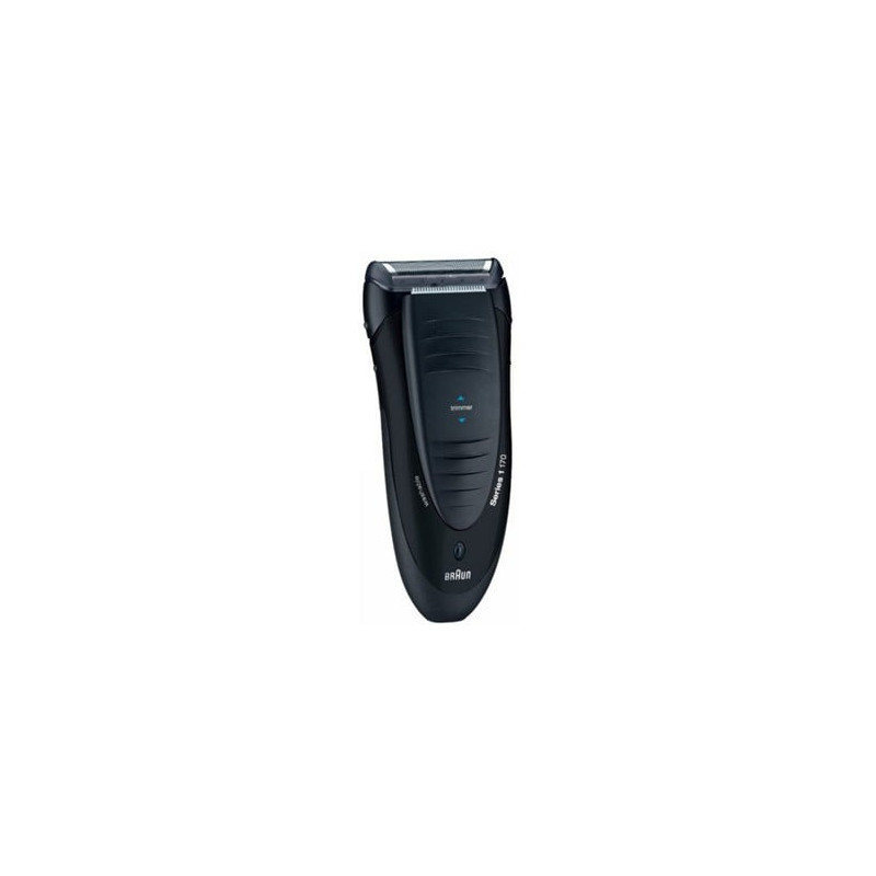 rasoio elettrico braun 170 series 1 da uomo con trimmer nero [185255]