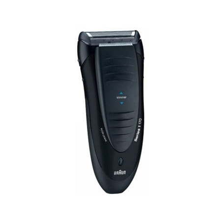 rasoio elettrico braun 170 series 1 da uomo con trimmer nero [185255]