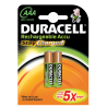 pila ricaricabile duracell 2 pz. staycharged aaa mini stilo 800mah