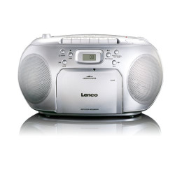 radio cd lenco scd-420 argento [scd420silber]