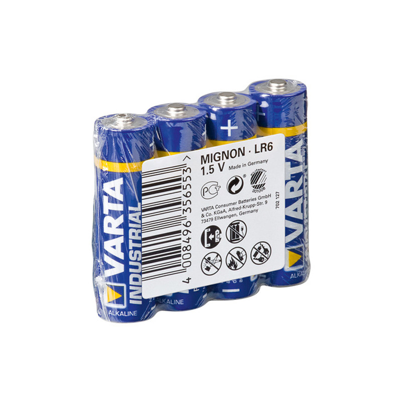 set pila varta industrial aa/lr6 4pz [04006211354]